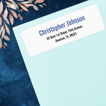 Criar Etiqueta de Endereço de Retorno Elegante Sim<br><div class="desc">Crie sua própria etiqueta personalizada,  personalizada,  simples e elegante de endereço de retorno branco simples e simples. Basta inserir seu nome / nome da empresa e endereço. Perfeito tanto para o lar como para o negócio,  correio pessoal e oficial.</div>