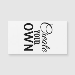 Criar seus próprios