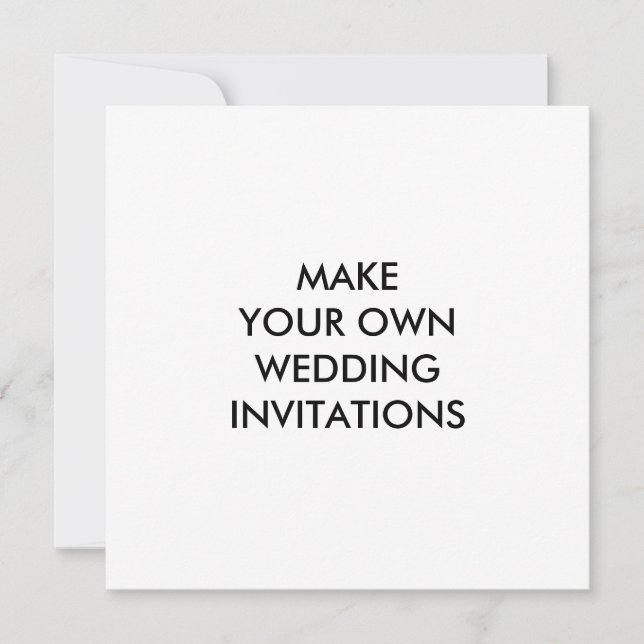 Criar seus próprios convites feitos sob encomenda (Frente)