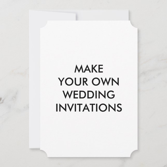 Criar seus próprios convites feitos sob encomenda (Frente)