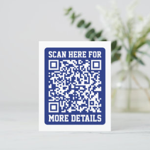 Criar um código de QR digitalizável   Marinho Azul