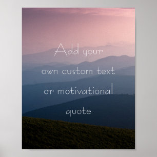 Criar Um Poster de Cotação Personalizada - Pink 