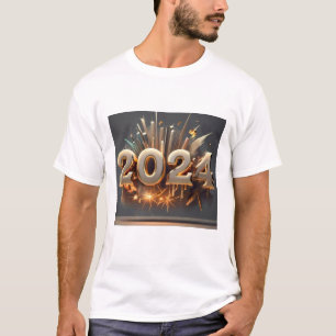 Criar uma t-shirt do Ano Novo 2024 implica conside
