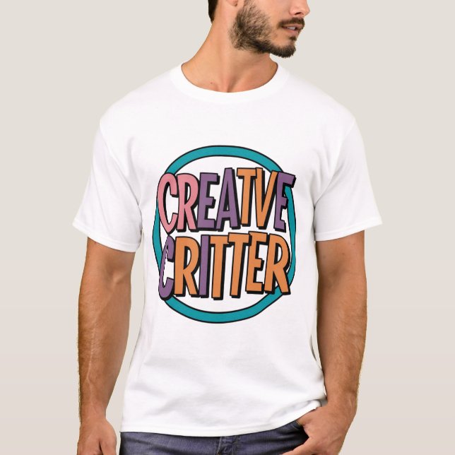 👕 🎭 Criativo Critter T-Shirt 🎭 👕 (Frente)