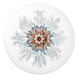 Criatura do mar com botão azul