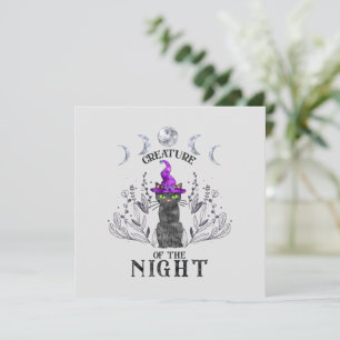 Criaturas da Noite - Gato Negro Halloween