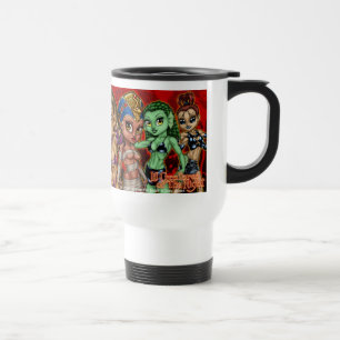 Criaturas de Lil da caneca de viagem da noite