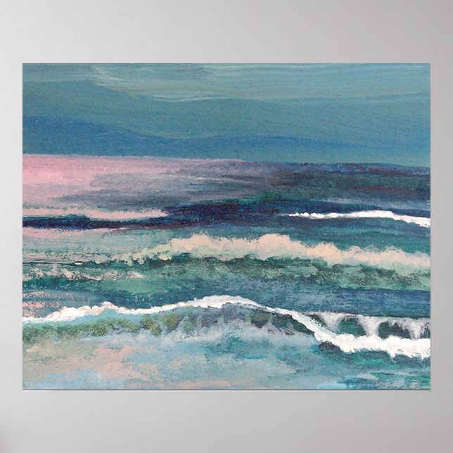 CricketDiane Beach Art Poster - Cricket's Ocean (Frente)