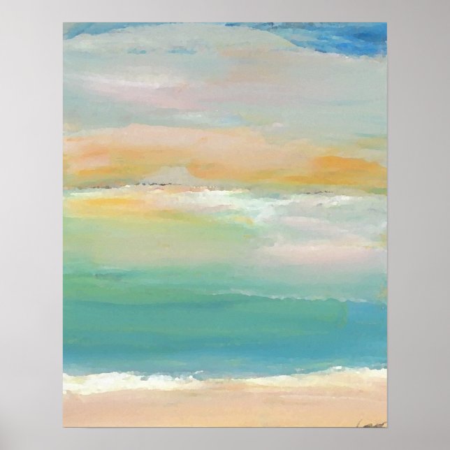 CricketDiane Ocean Beach Poster - Dia de Verão (Frente)