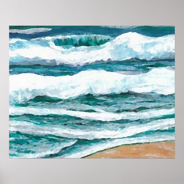 CricketDiane Ocean Poster - Areia aos meus pés (Frente)