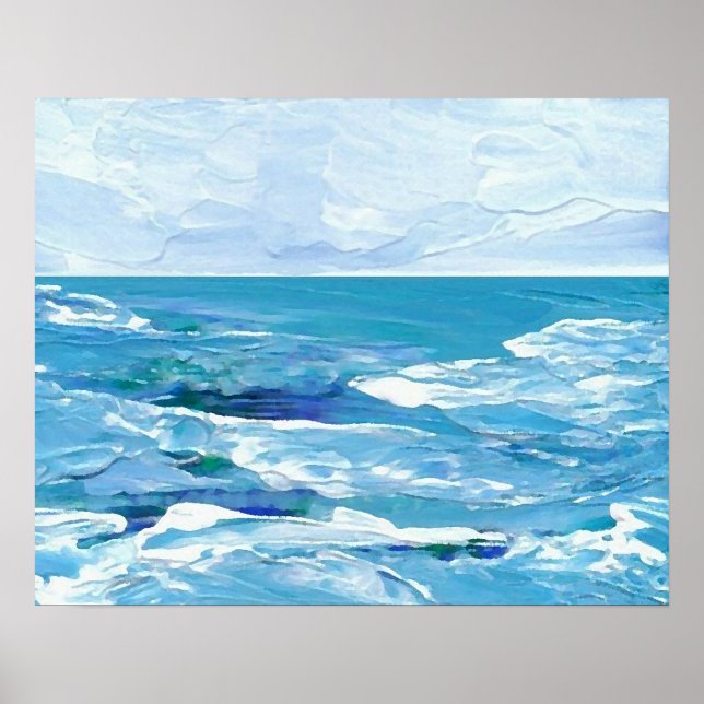 CricketDiane Ocean Poster - Bright Magic Sea (Frente)