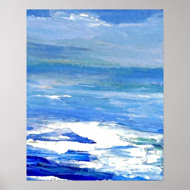 CricketDiane Ocean Poster Distant Sky (Frente)