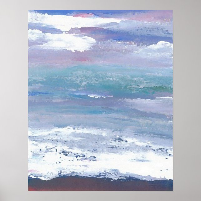 CricketDiane Ocean Poster - Paisagem Marítima (Frente)