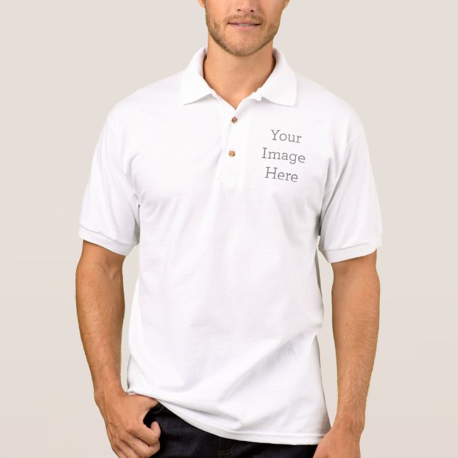 Camisa Polo Masculina Gildan (Frente)