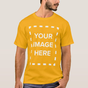 Crie a camiseta básica de capa curta dos seus hom