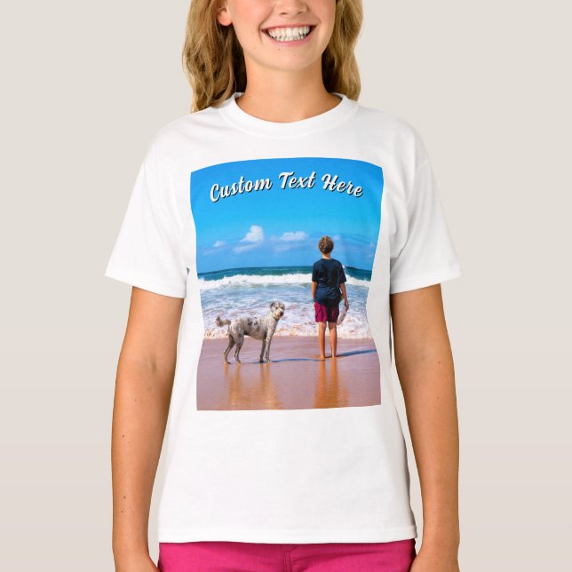 Crie a Foto da sua Mascote em uma Camiseta com Tex (Frente)