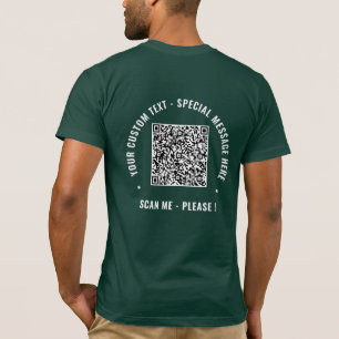 Crie a sua camiseta com código QR personalizado co