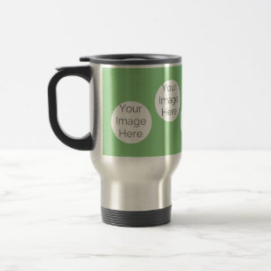 crie a sua caneca de viagem com fotos verdes