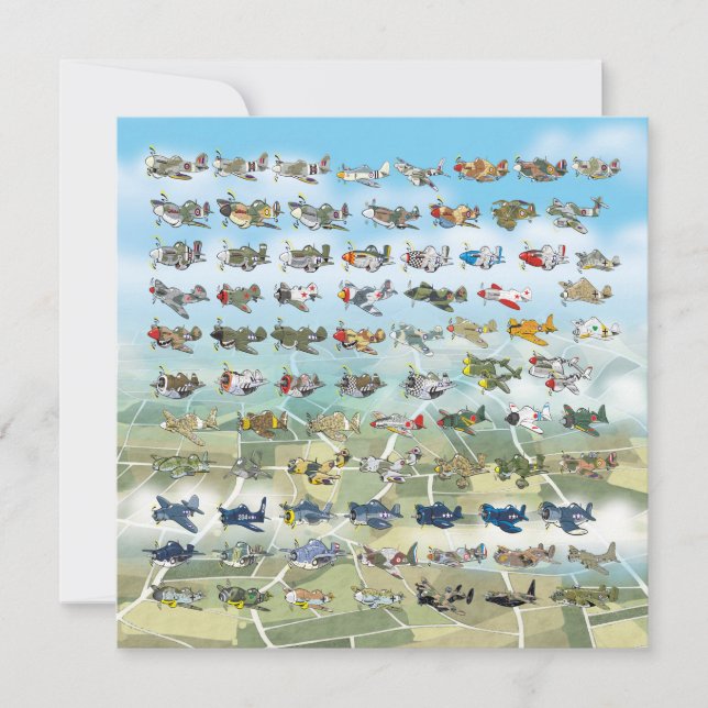 crie a sua própria caricatura de avião (Frente)