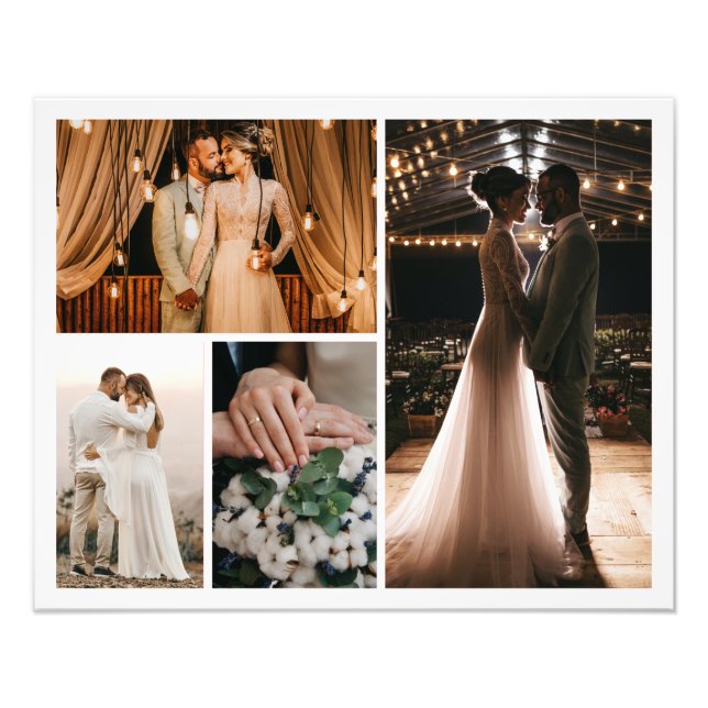 Crie a sua própria colagem de 4 fotos (Frente)