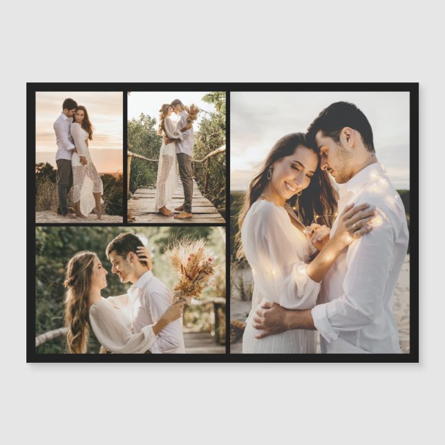 Crie a sua própria colagem de 4 fotos (Frente)