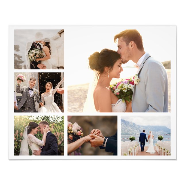 Crie a sua própria colagem de 6 fotos (Frente)