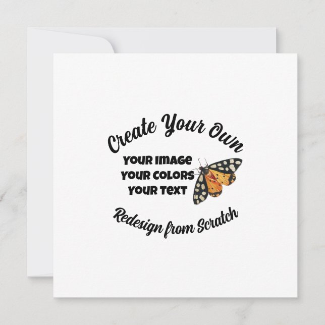 Crie a sua própria placa personalizada (Frente)