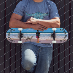 Crie o Presente de Skate com Foto do Seu Pet Texto