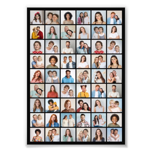 Crie o seu próprio 54 Foto Collage Foto Alargament (Frente)