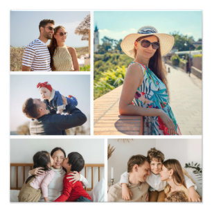 Crie o seu próprio 5 Foto Collage Foto Alargamento