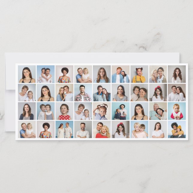 Crie O Seu Próprio Cartão De Saudação De Colagem D (Frente)