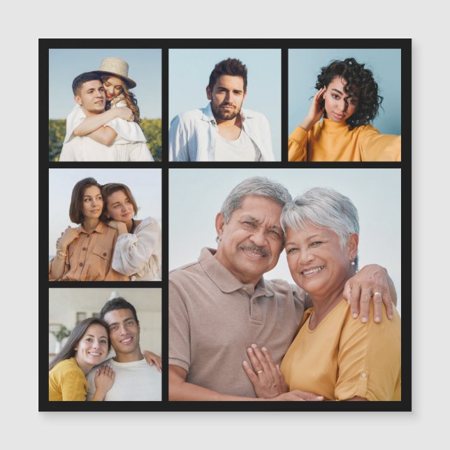 Crie O Seu Próprio Cartão Magnético De Colagem De  (Frente)