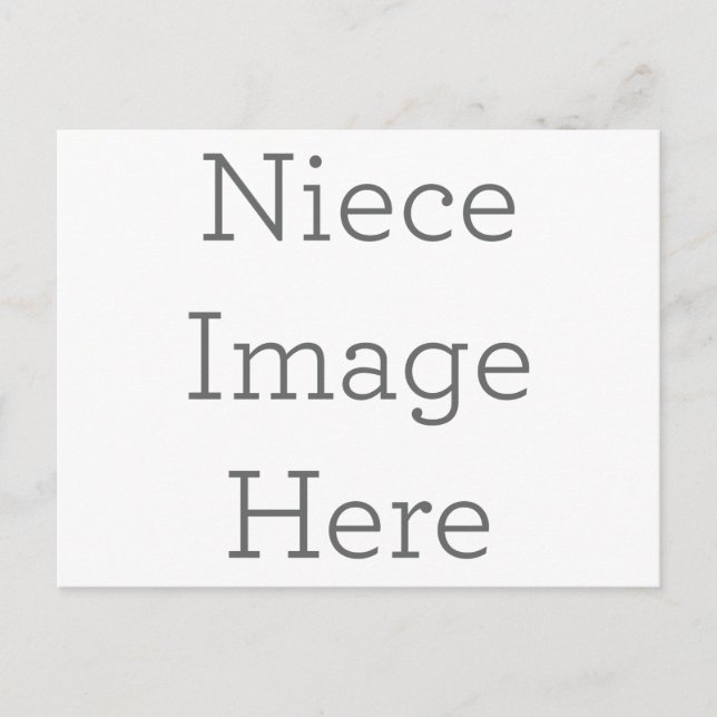 Crie o seu próprio cartão postal Niece (Frente)
