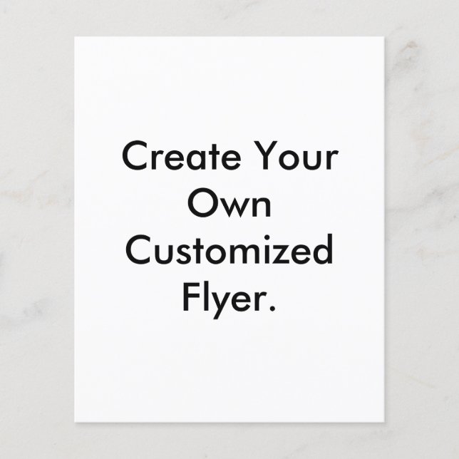 Crie O Seu Próprio Folheto Personalizado. (Frente)