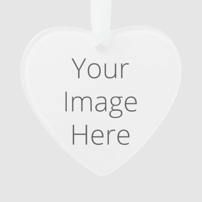 Crie O Seu Próprio Ornamento Cardíaco (Frente)