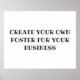 CRIE O SEU PRÓPRIO POSTER PARA A SUA EMPRESA