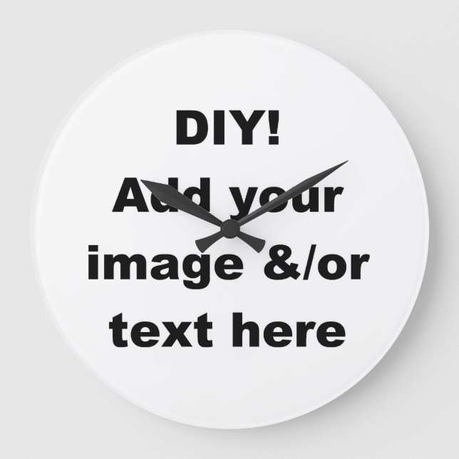 CRIE o seu próprio relógio de parede do compartime (Frente)