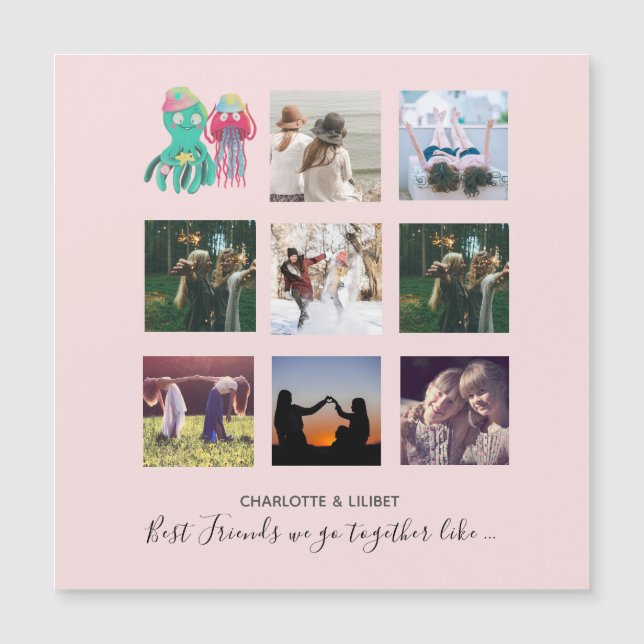 Crie presentes de colagem de fotos do seu melhor a (Frente)