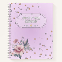"Crie Seu Brilho" Caderno Espiral