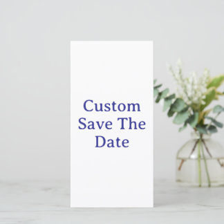 Crie seu cartão de data de 8" x 4" personalizado p