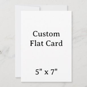 crie seu cartão personalizado 5" x 7" quadrado