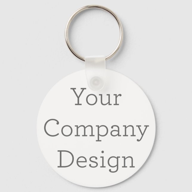 Chaveiro Círculo de Metal, 5,08cm (Frente)