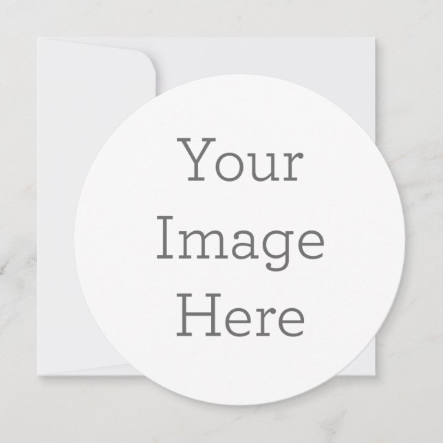 Convite simples, Tamanho: 13.3 cm x 13.3 cm, Papel: Fosco, Canto: Arredondada, Envelopes: Branco, Qualidade de impressão: Padrão (Frente)