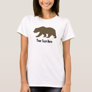 Crie Seu Engraçado Nome Do Urso Da Mãe T-Shirt