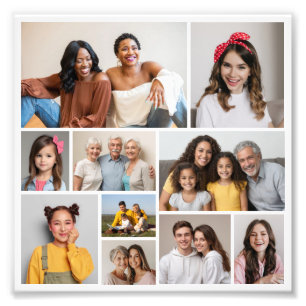 Crie seu próprio 10 Foto de Colagem de Fotos Alarg