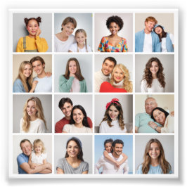 Crie seu próprio 16 Foto Collage Foto Alargamento