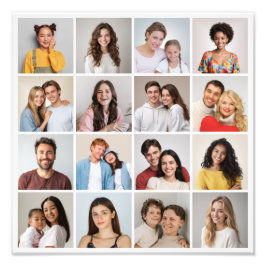 Crie seu próprio 16 Foto Collage Foto Alargamento