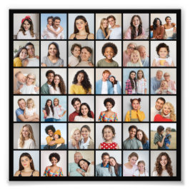 Crie seu próprio 36 Foto Collage Foto Alargamento