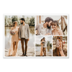 Crie seu próprio 4 Foto Collage Foto Alargamento