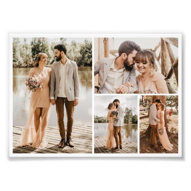 Crie seu próprio 4 Foto Collage Foto Alargamento (Frente)